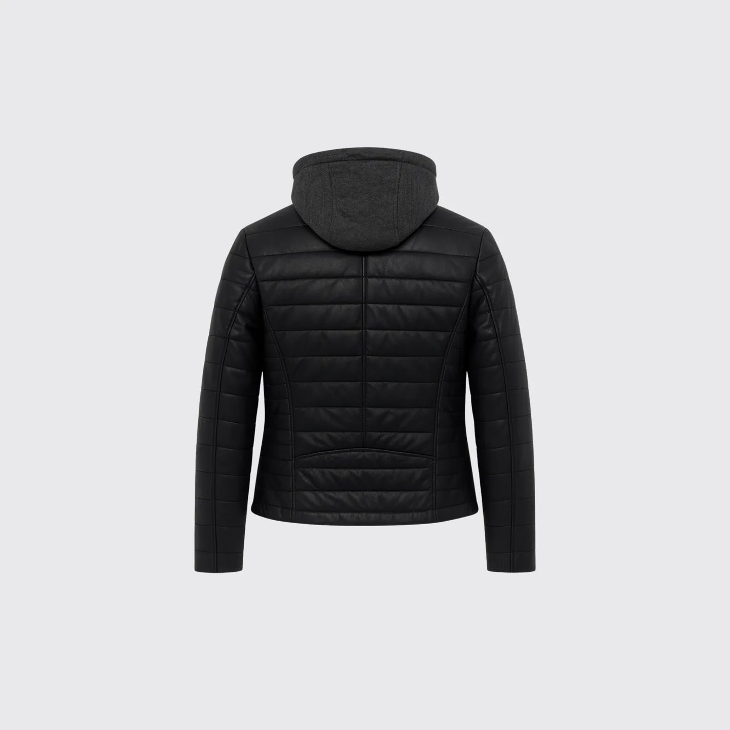 Veste en cuir matelassée Tina