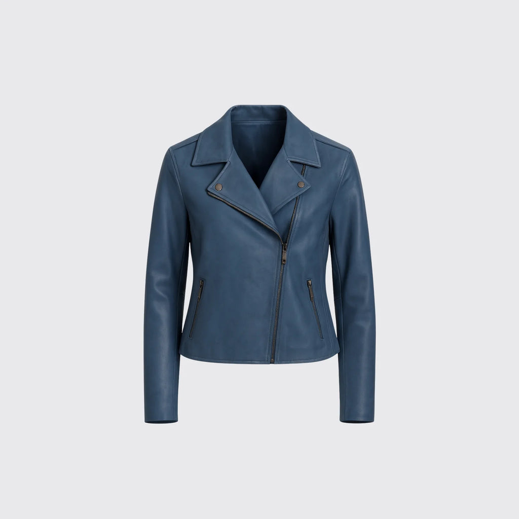 Veste en cuir Roxanne Moto