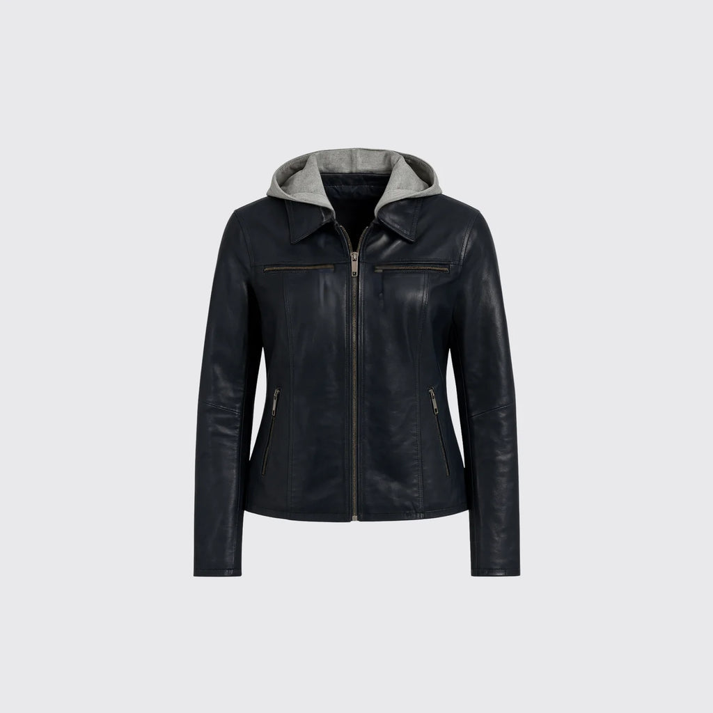 Veste en cuir mi-longue Chloé