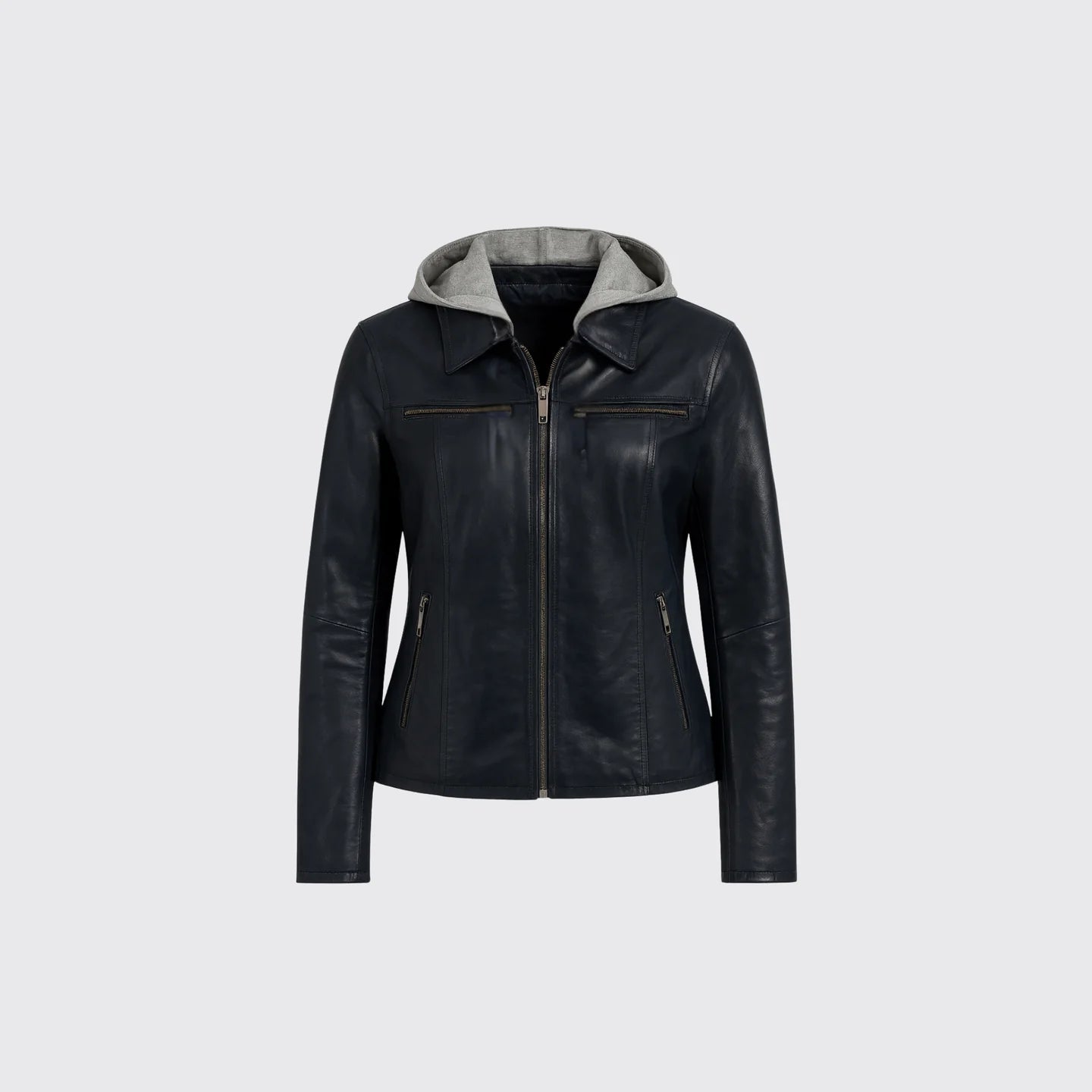 Veste en cuir mi-longue Chloé