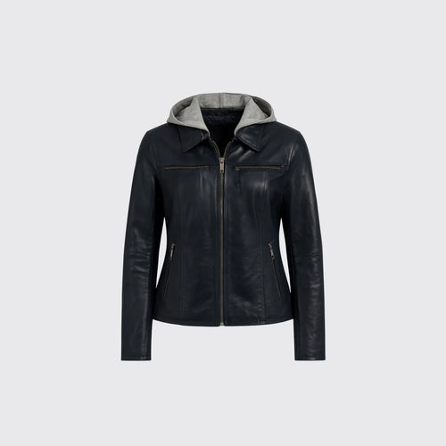 Veste en cuir mi-longue Chloé
