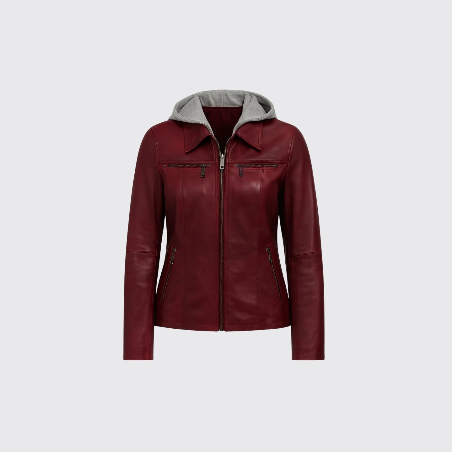 Veste en cuir mi-longue Chloé