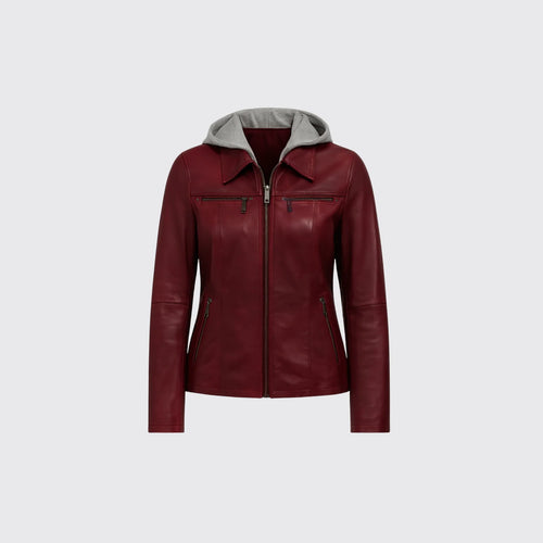 Veste en cuir mi-longue Chloé