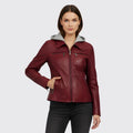 Veste en cuir mi-longue Chloé