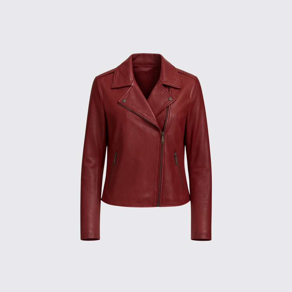 Veste en cuir Roxanne Moto