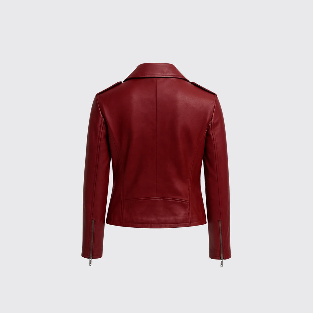Veste en cuir Roxanne Moto
