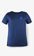T-Shirt Mérinos Femme Marine Français Ultra Léger - Feuille
