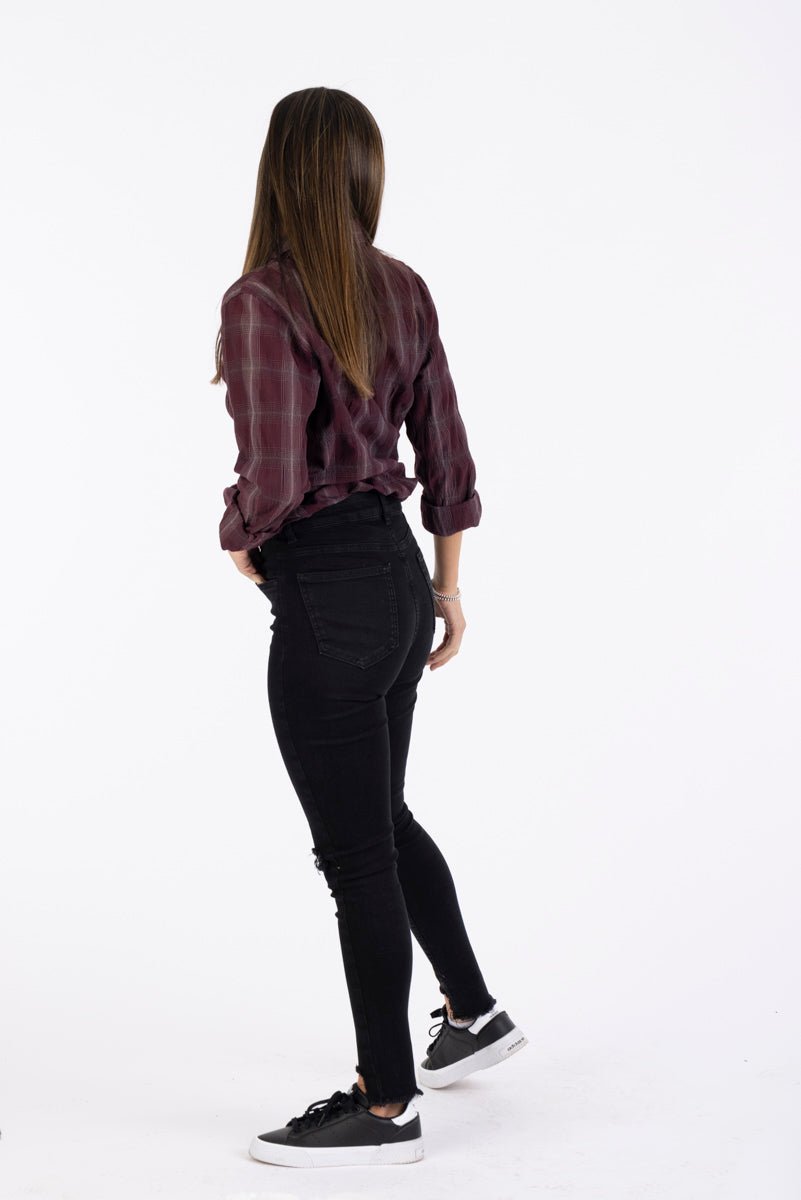 ARETHA RIPPED HIGHY WAIST par Joe Jeans - La Braderie de Mode Québécoise en Ligne