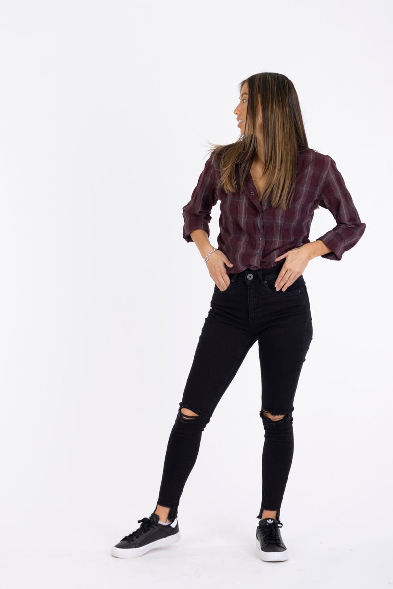 ARETHA RIPPED HIGHY WAIST par Joe Jeans - La Braderie de Mode Québécoise en Ligne