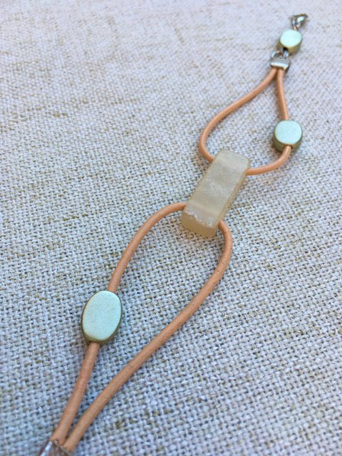 Bracelet double - loop Peche par lalouve - La Braderie de Mode Québécoise en Ligne