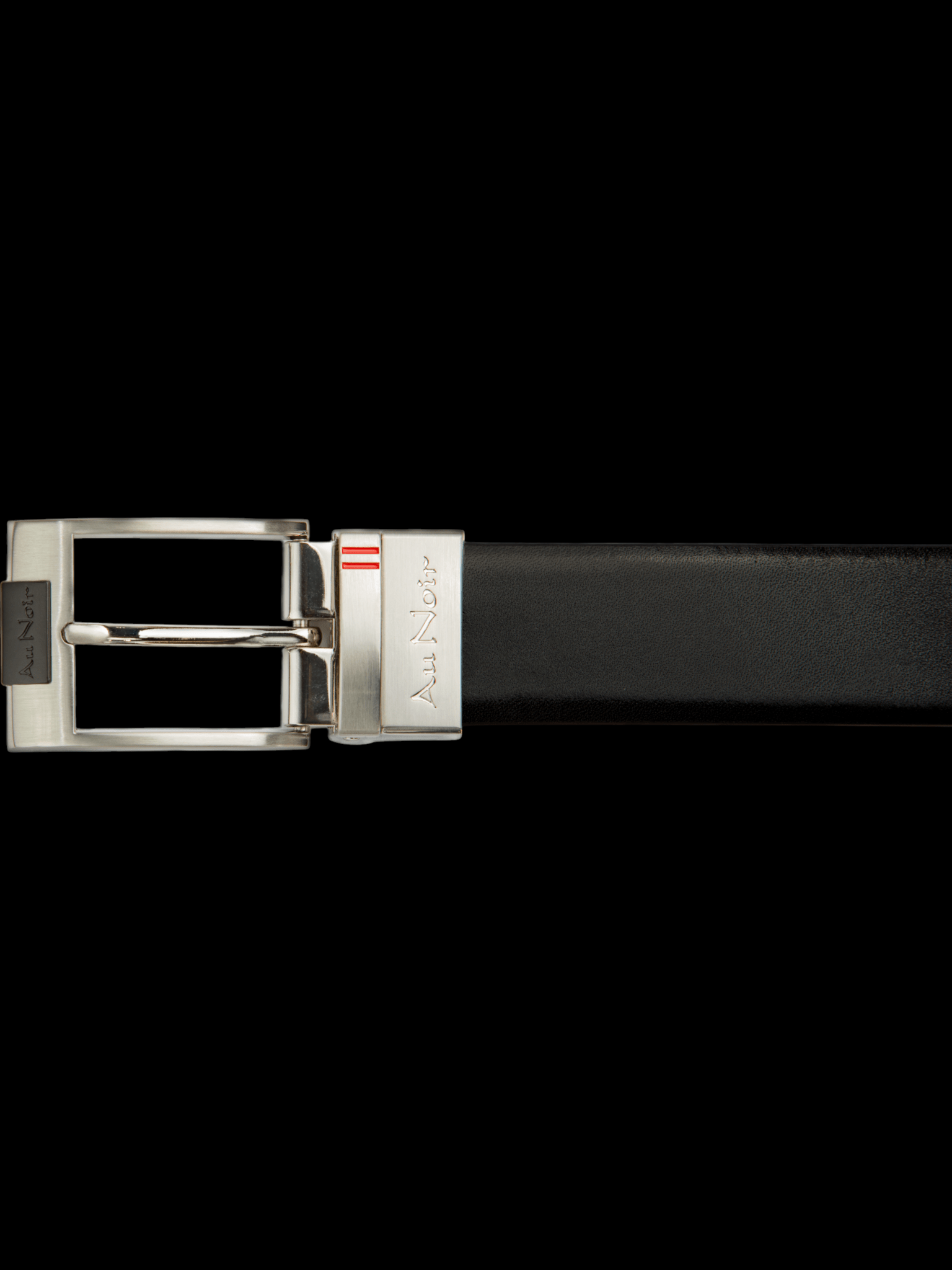 CEINTURE RÉVERSIBLE | DESOTO BRUSHED NICKLE, noir-brun
