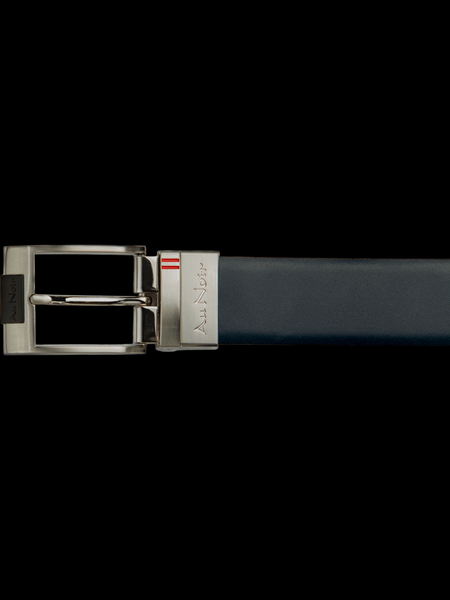 CEINTURE RÉVERSIBLE | DESOTO GUNMETAL, tan-navy