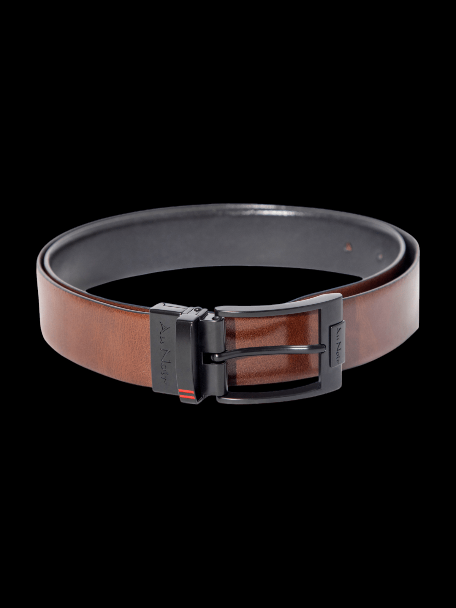 CEINTURE RÉVERSIBLE | DESOTO NOIR, noir-brun