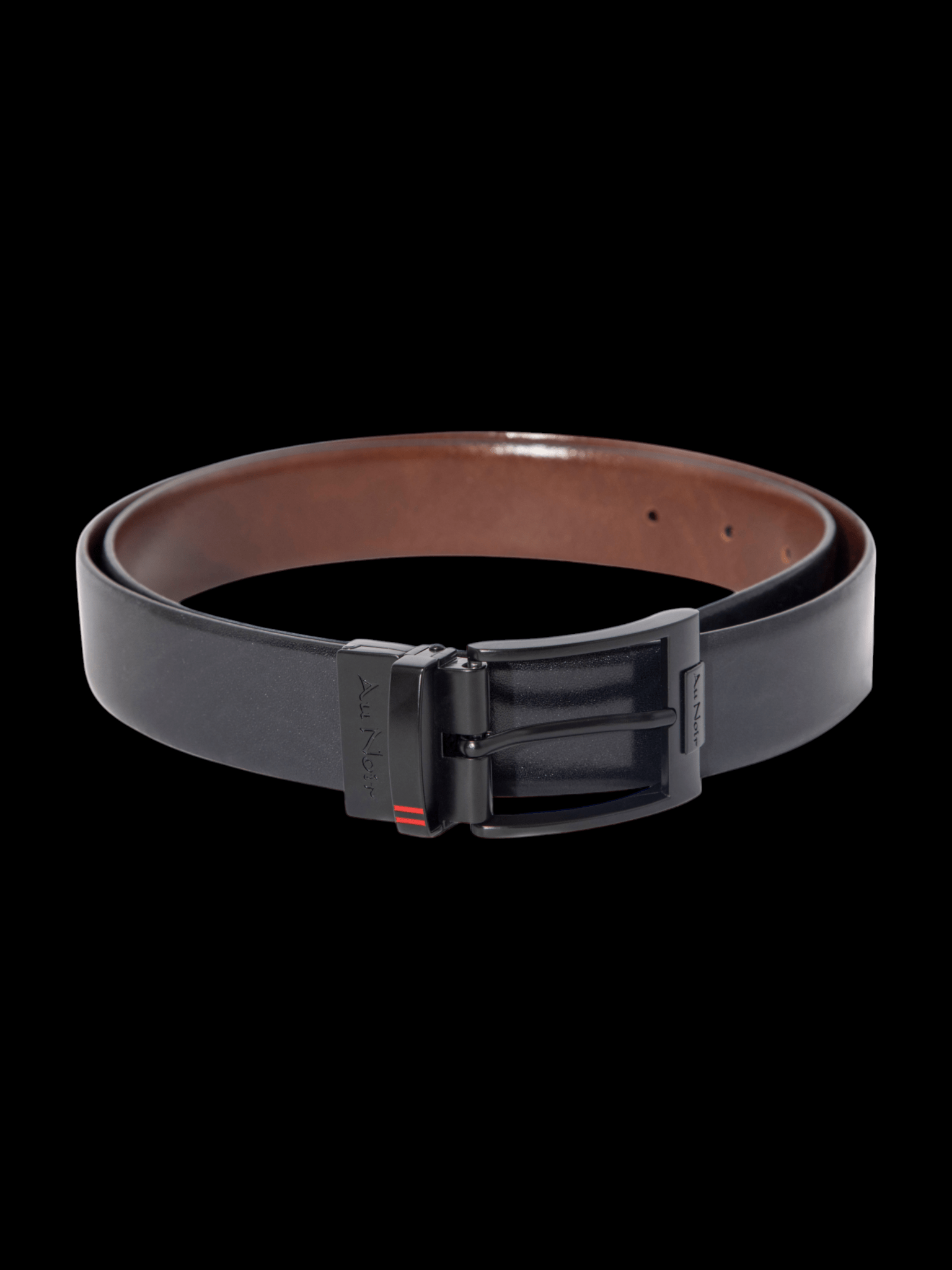 CEINTURE RÉVERSIBLE | DESOTO NOIR, noir-brun