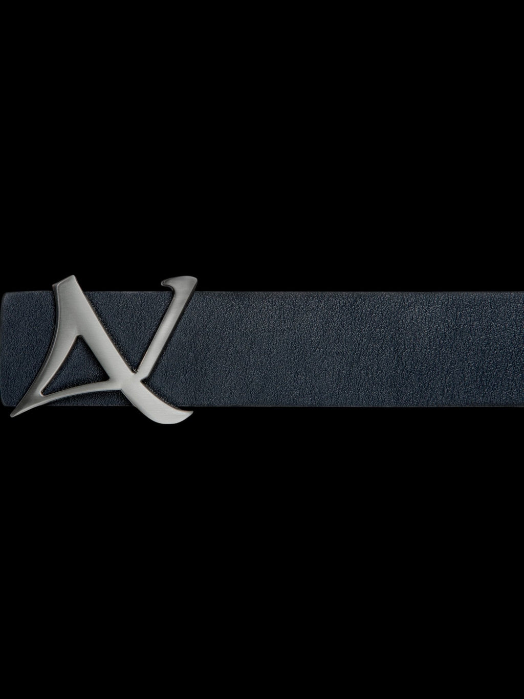 CEINTURE RÉVERSIBLE | SHELBY BRUSHED NICKLE, navy