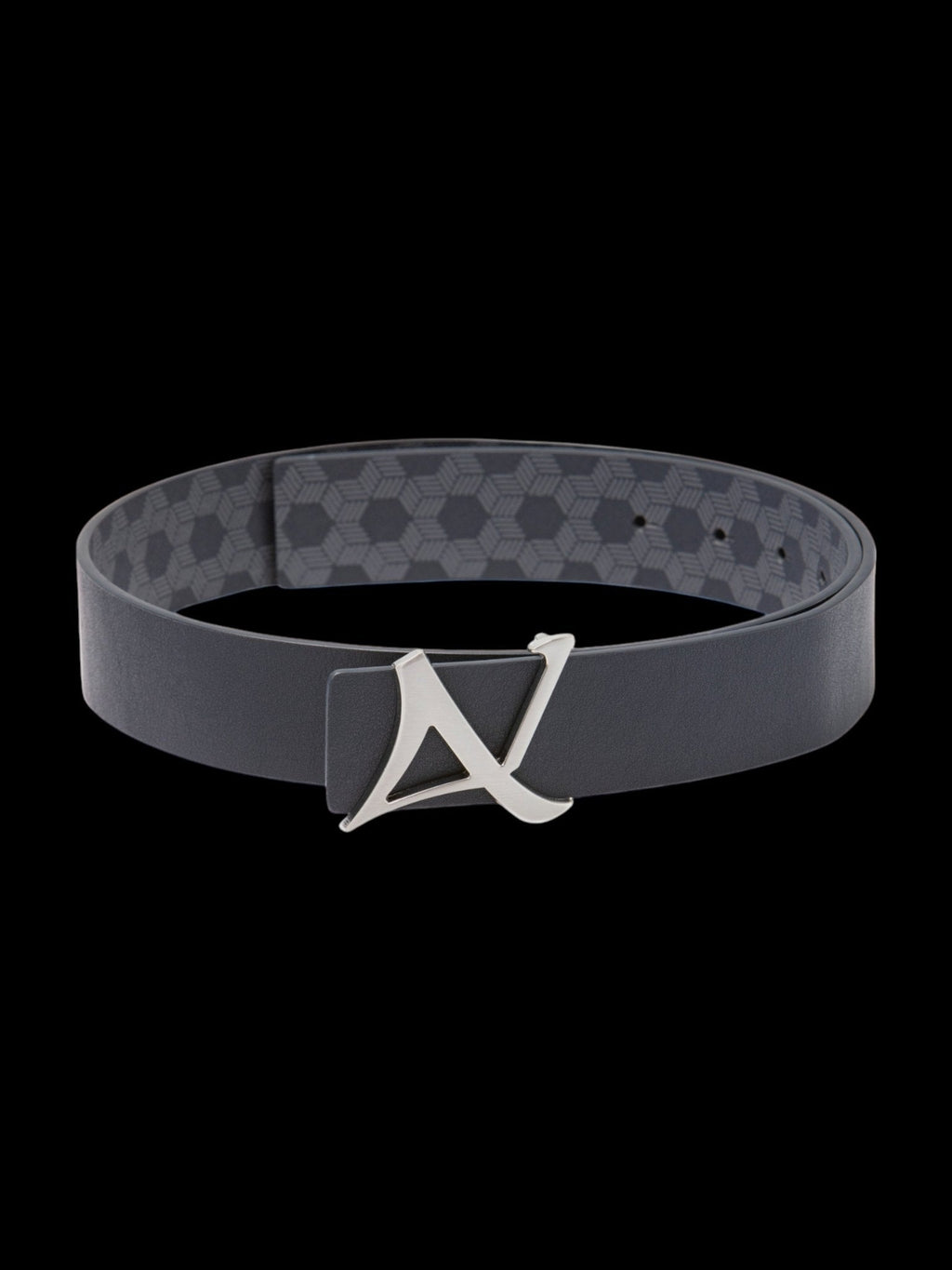 CEINTURE RÉVERSIBLE | SHELBY BRUSHED NICKLE, navy
