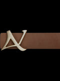 CEINTURE RÉVERSIBLE | SHELBY GOLD, brun