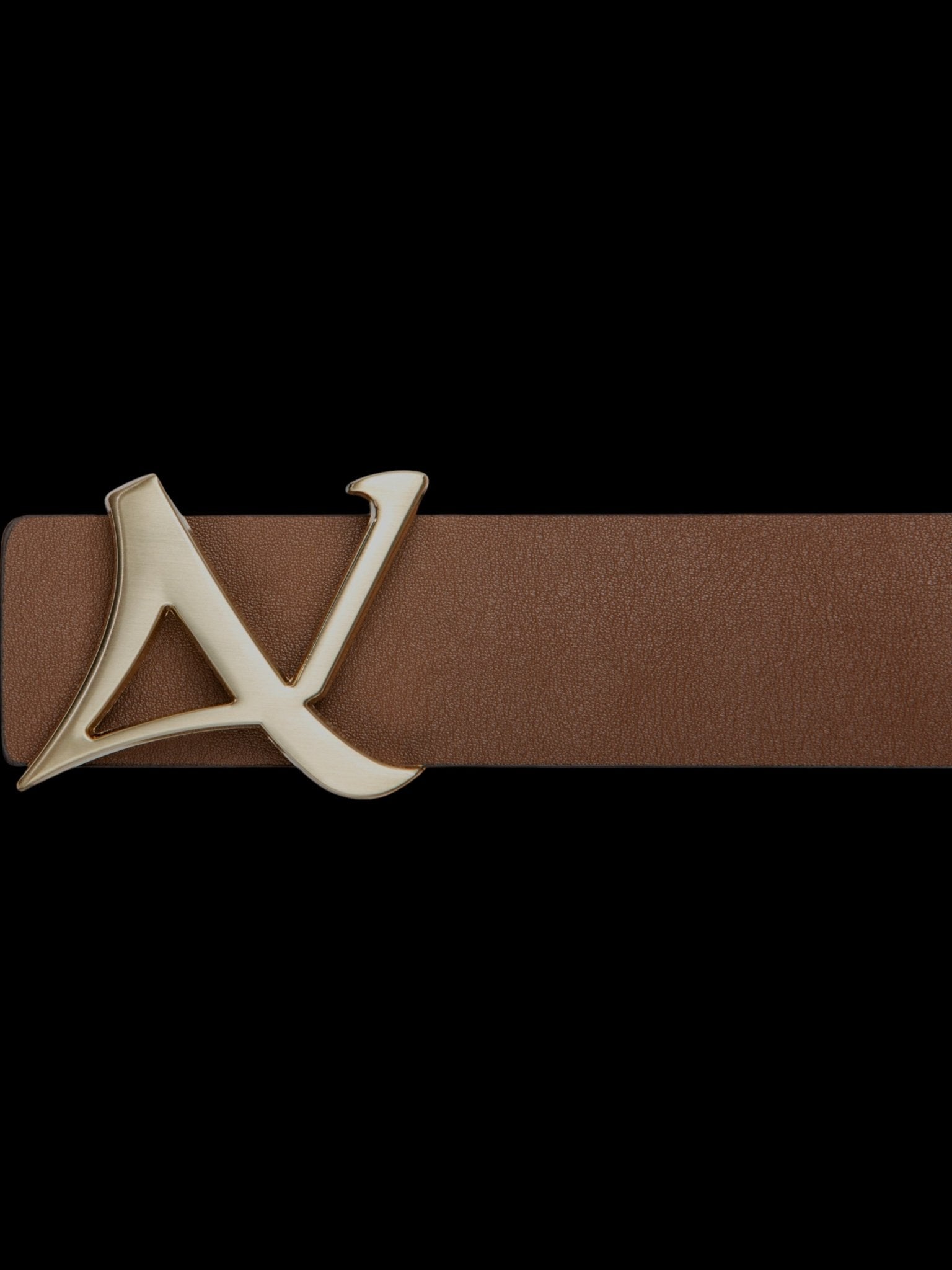CEINTURE RÉVERSIBLE | SHELBY GOLD, brun
