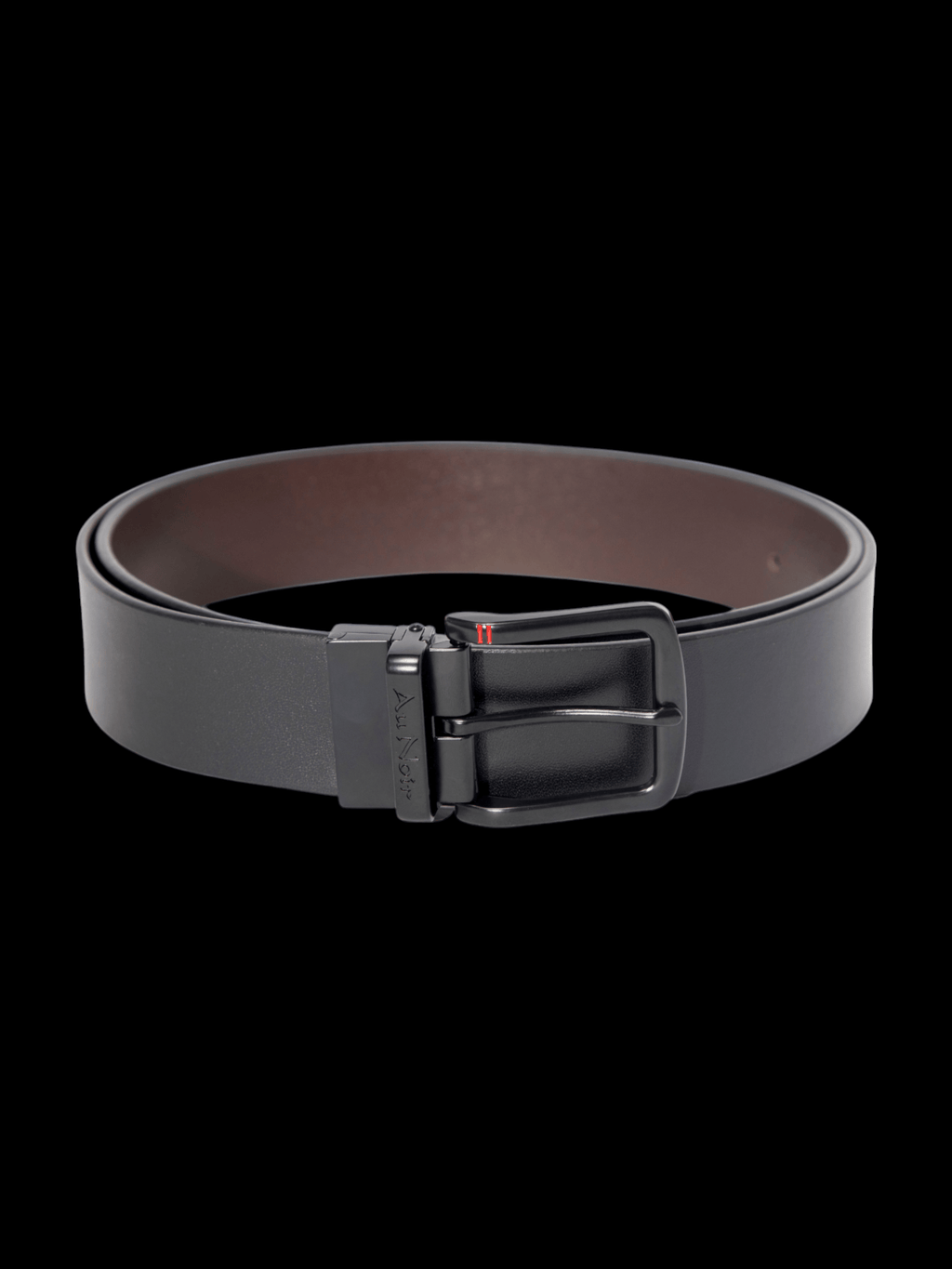 CEINTURE RÉVERSIBLE | STRAUSS BLACK, noir-brun