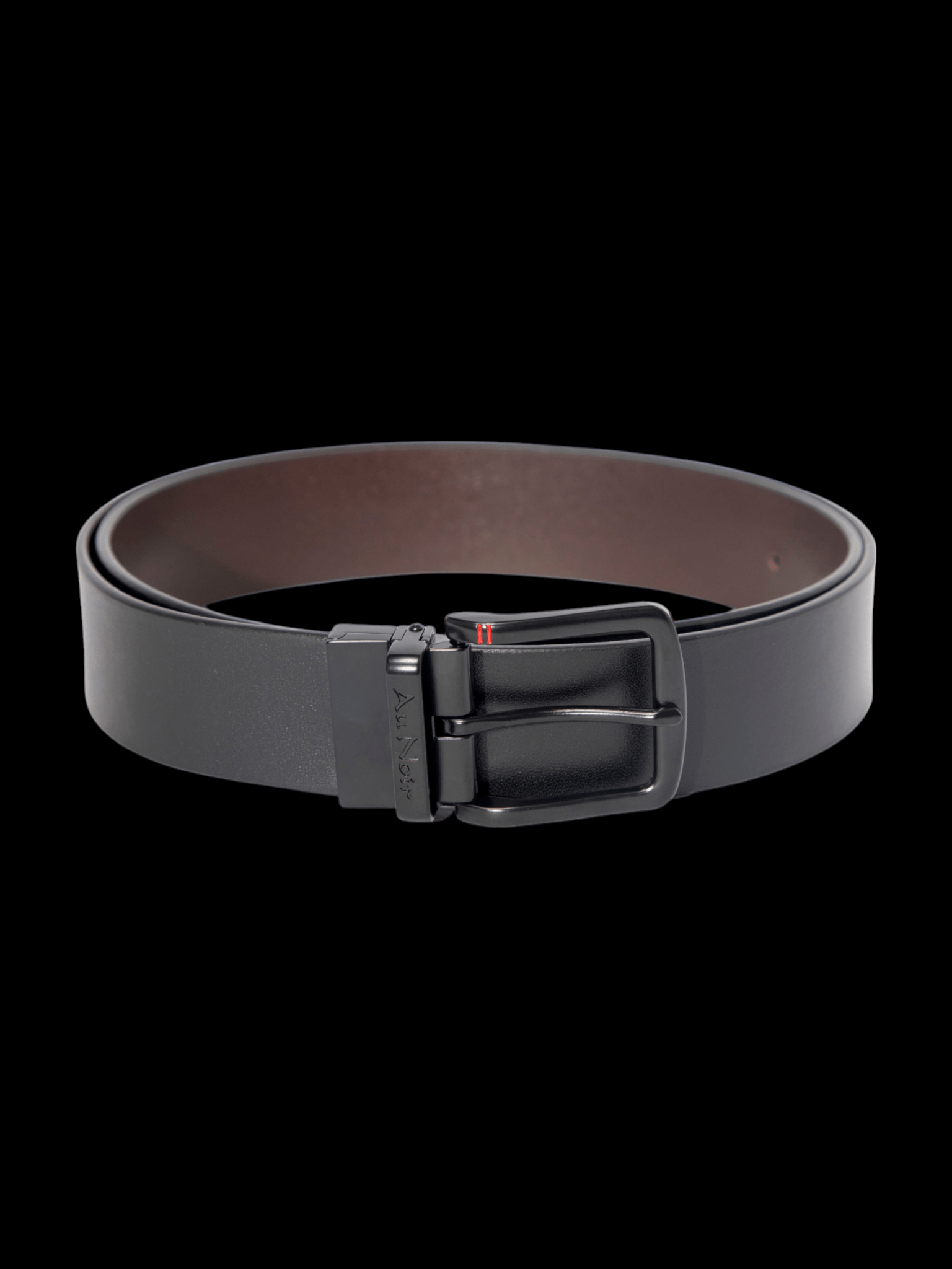 CEINTURE RÉVERSIBLE | STRAUSS BLACK, noir-brun