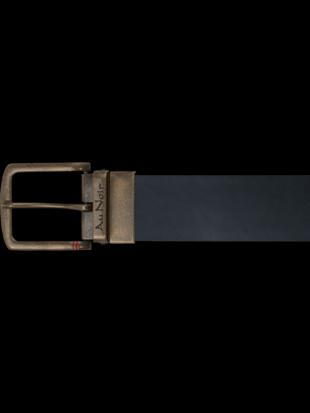 CEINTURE RÉVERSIBLE | STRAUSS BRASS, tan-navy