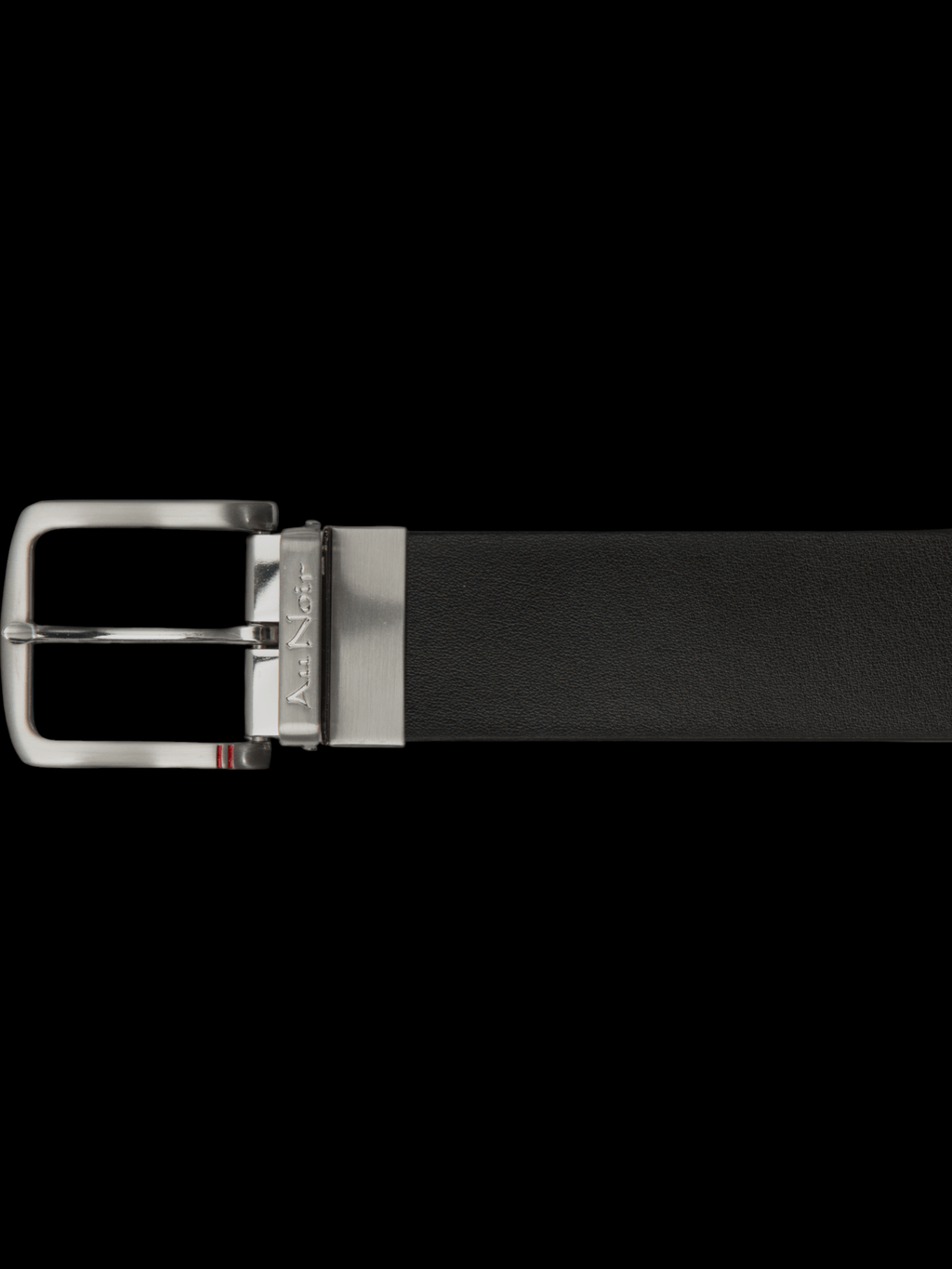 CEINTURE RÉVERSIBLE | STRAUSS BRUSHED NICKLE, noir-brun
