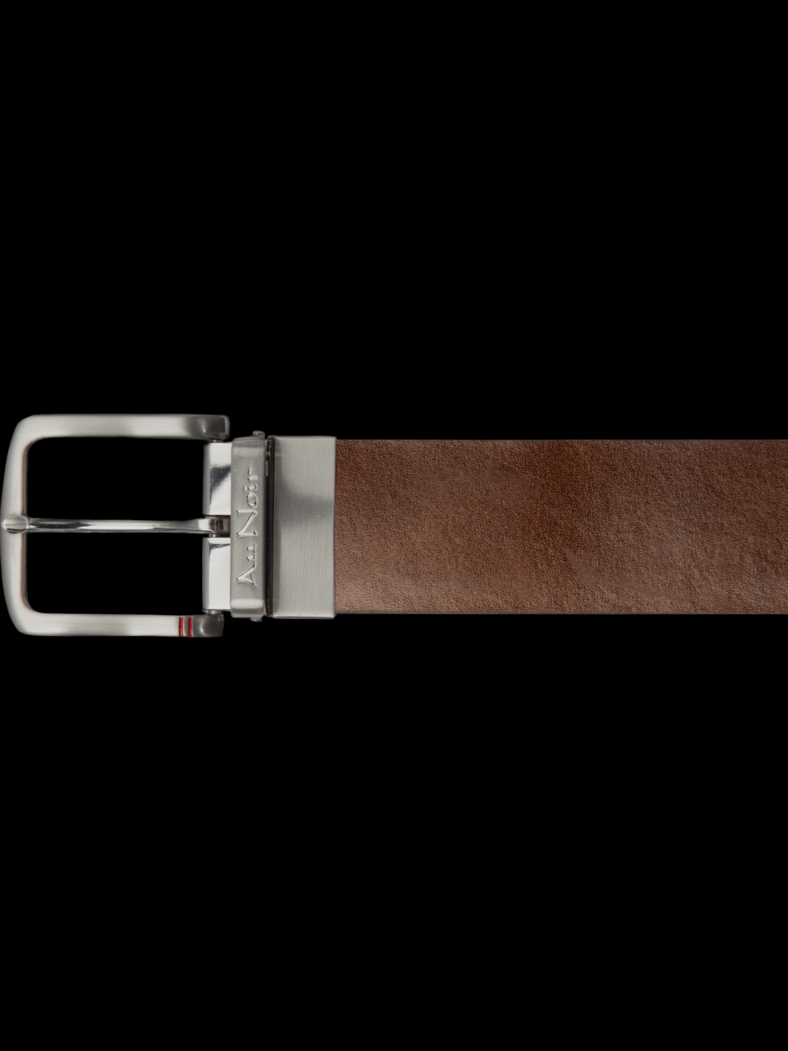 CEINTURE RÉVERSIBLE | STRAUSS BRUSHED NICKLE, tan-navy