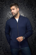 CHANDAIL EN LAINE MÉRINOS |  ESTEBAN, navy