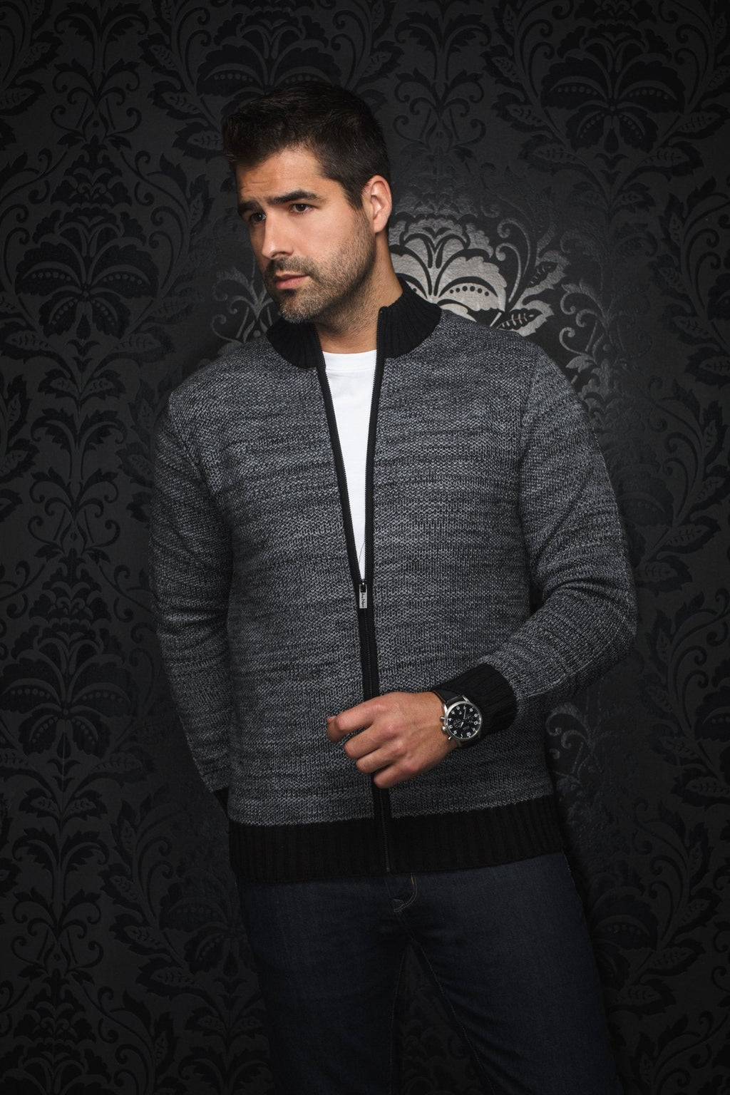 CHANDAIL EN LAINE MÉRINOS |  KOSKI, grey