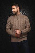 CHANDAIL EN LAINE MÉRINOS | OSLO, Taupe
