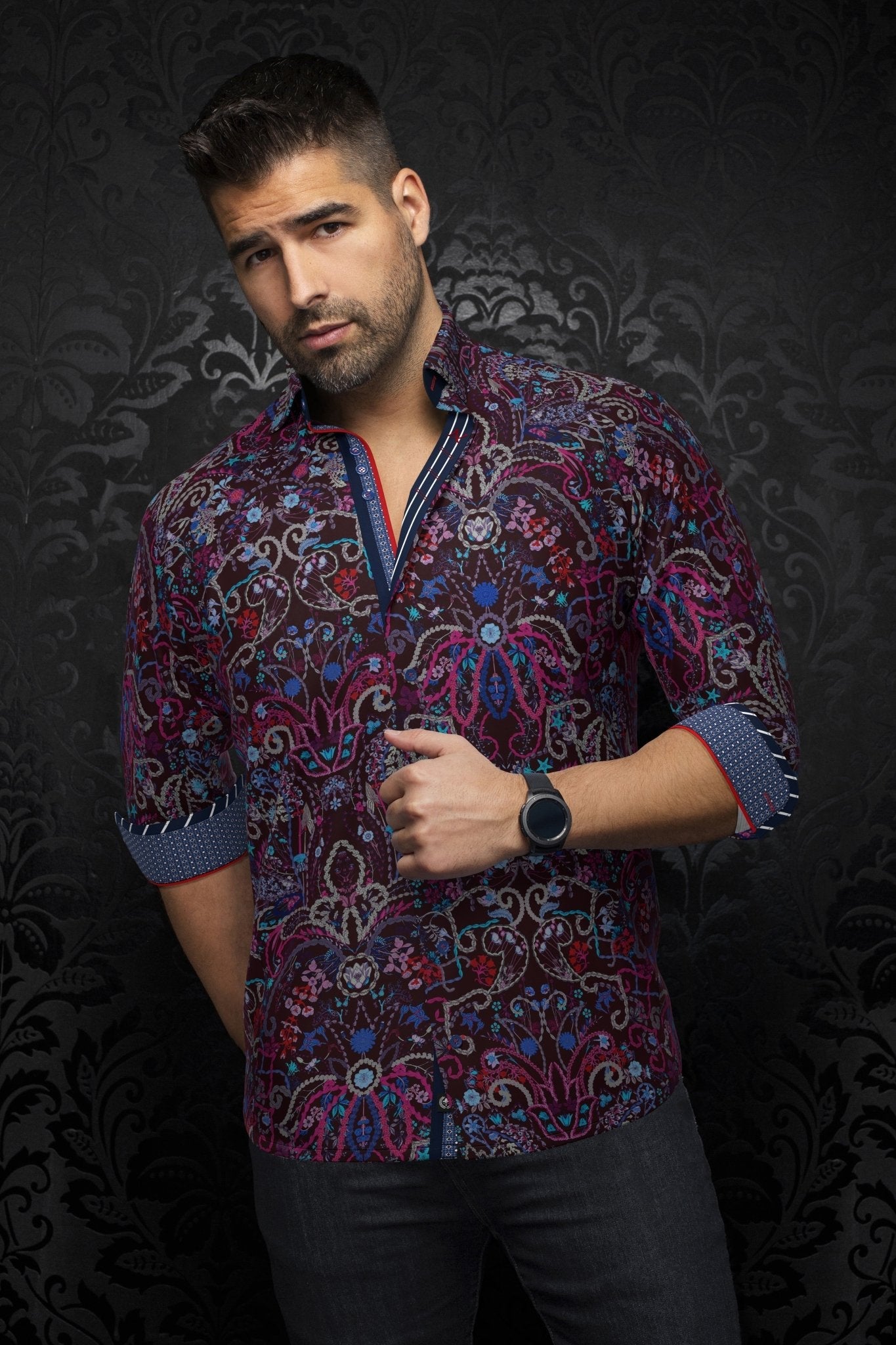 CHEMISE | ABERDEEN, Burgundy