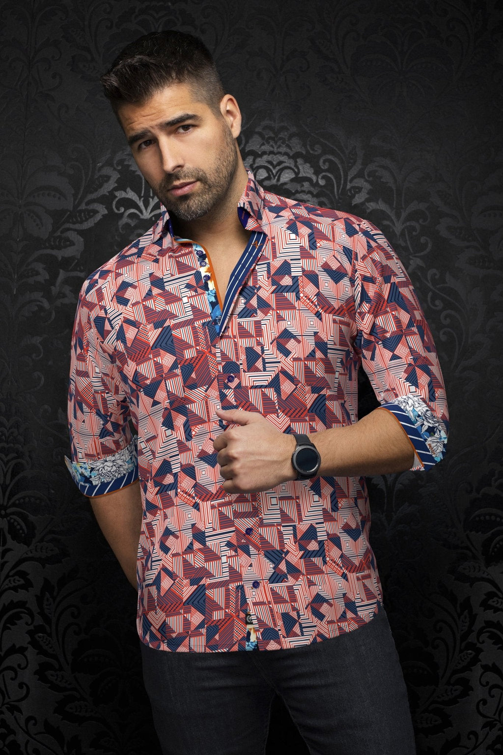 CHEMISE | ARIENZO, White Orange