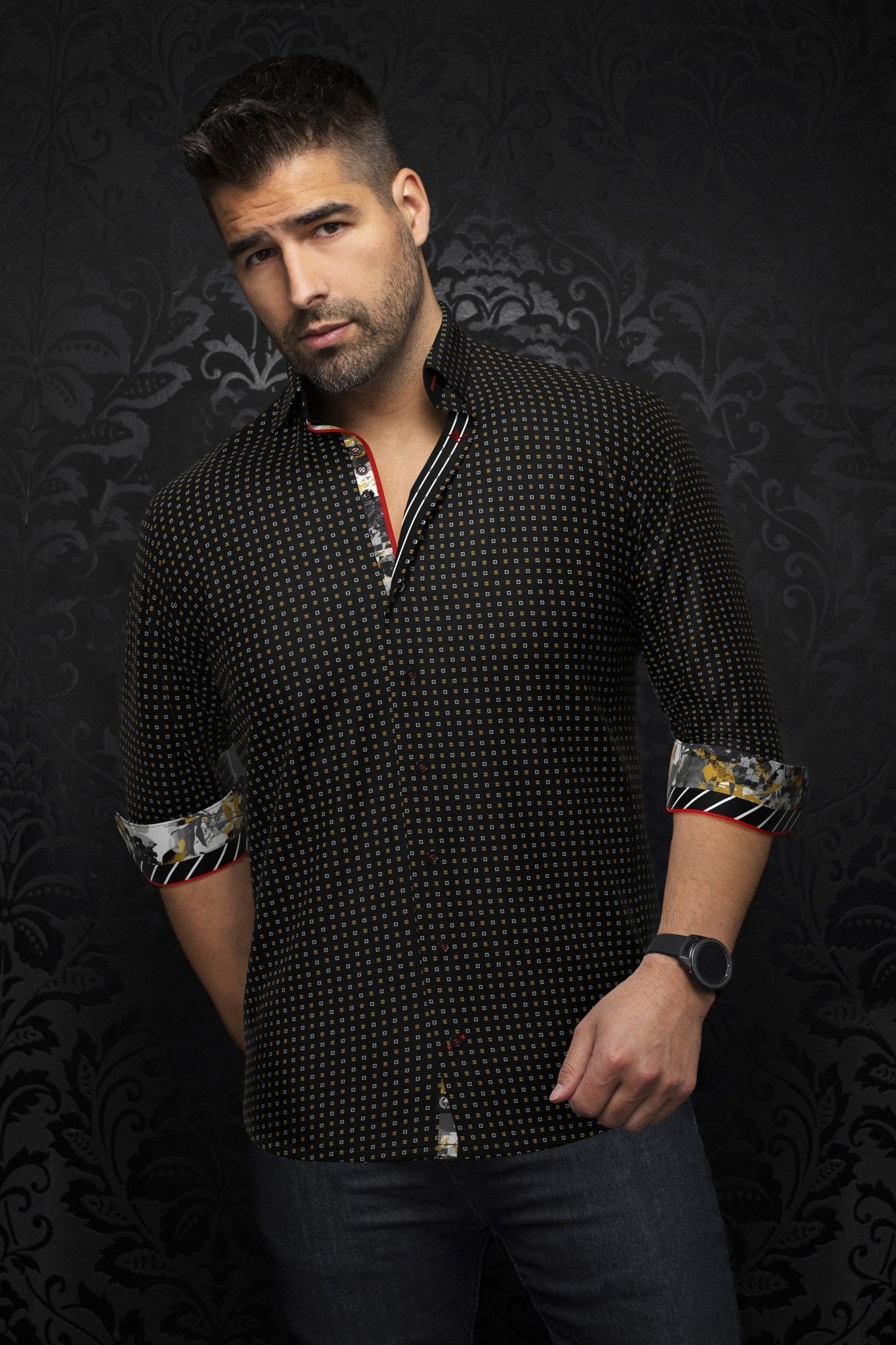 CHEMISE | ARLO, Black Gold