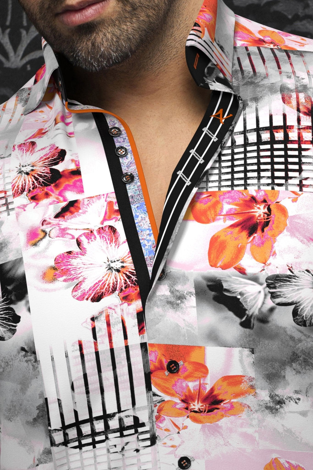 CHEMISE | BRENTANO, Orange Pink
