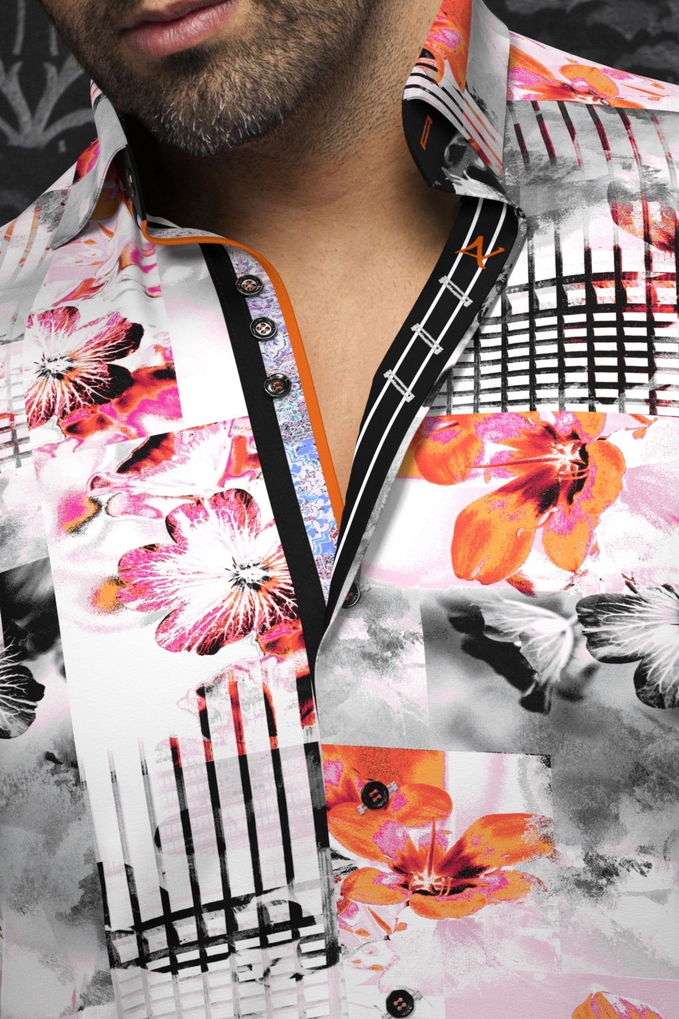CHEMISE | BRENTANO, Orange Pink