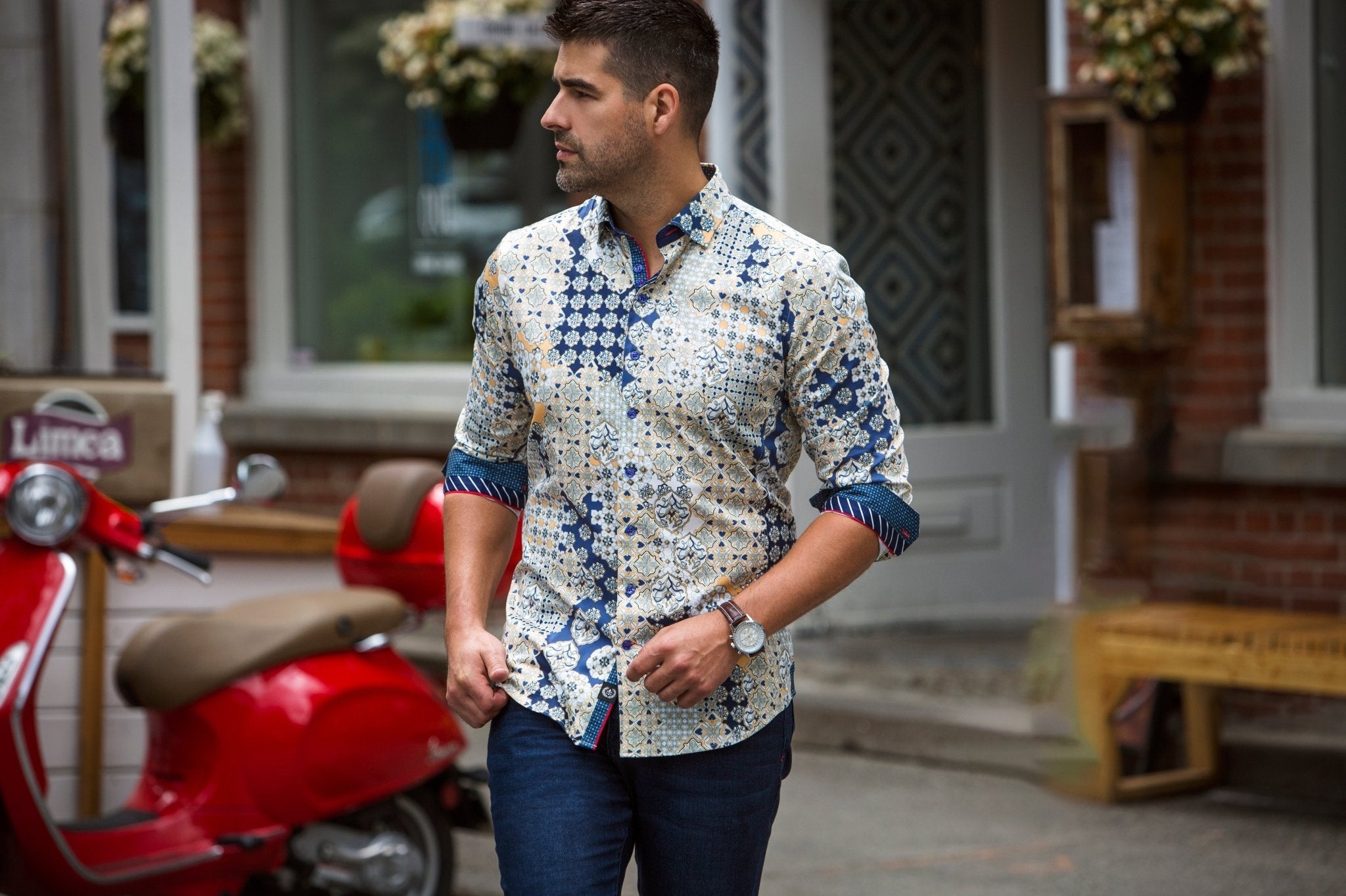 CHEMISE | CARLSON, Light Olive