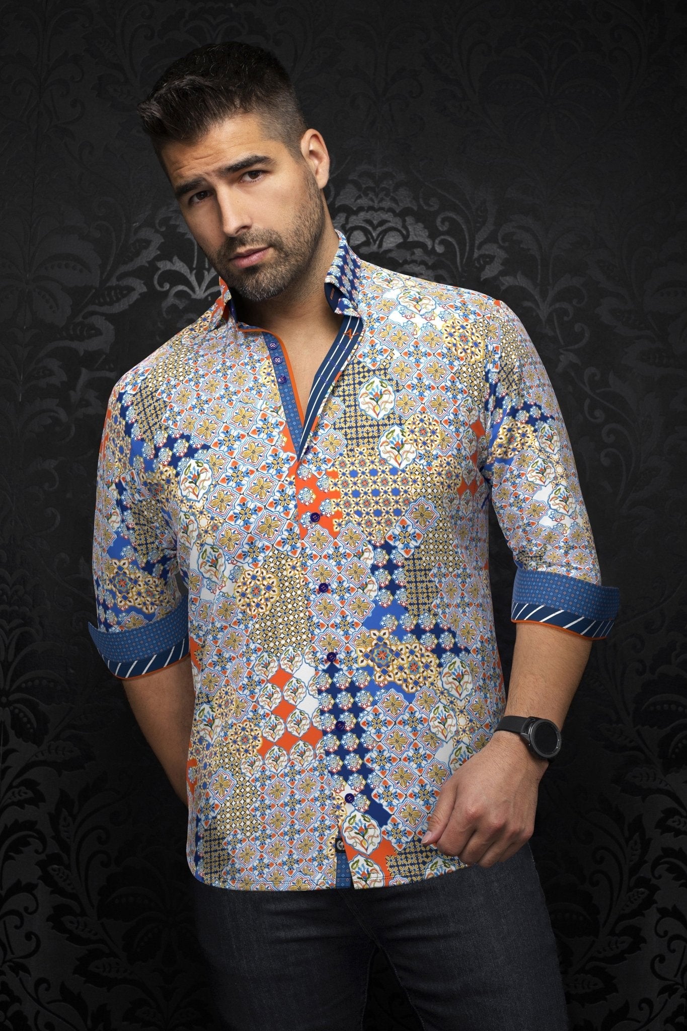 CHEMISE | CARLSON, Orange