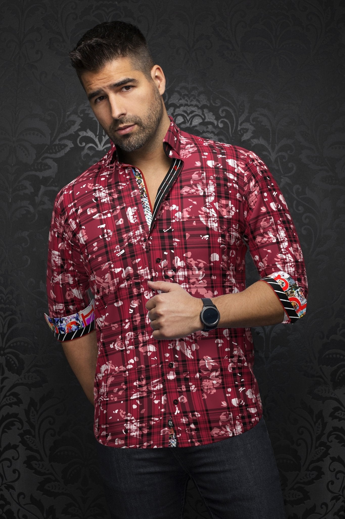 CHEMISE | CONTRERAS, Burgundy