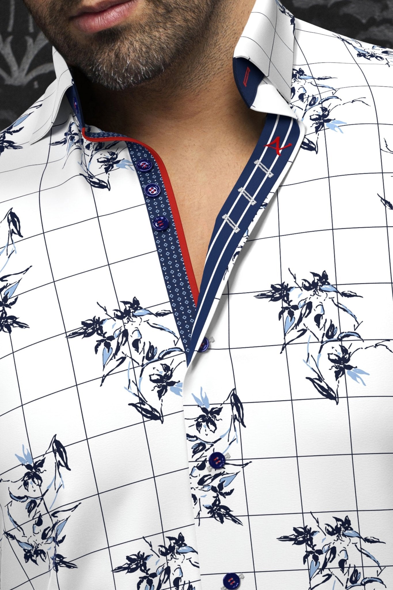 CHEMISE | DISTEFANO, White Blue
