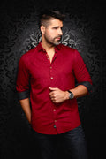 CHEMISE | DUNN, Burgundy
