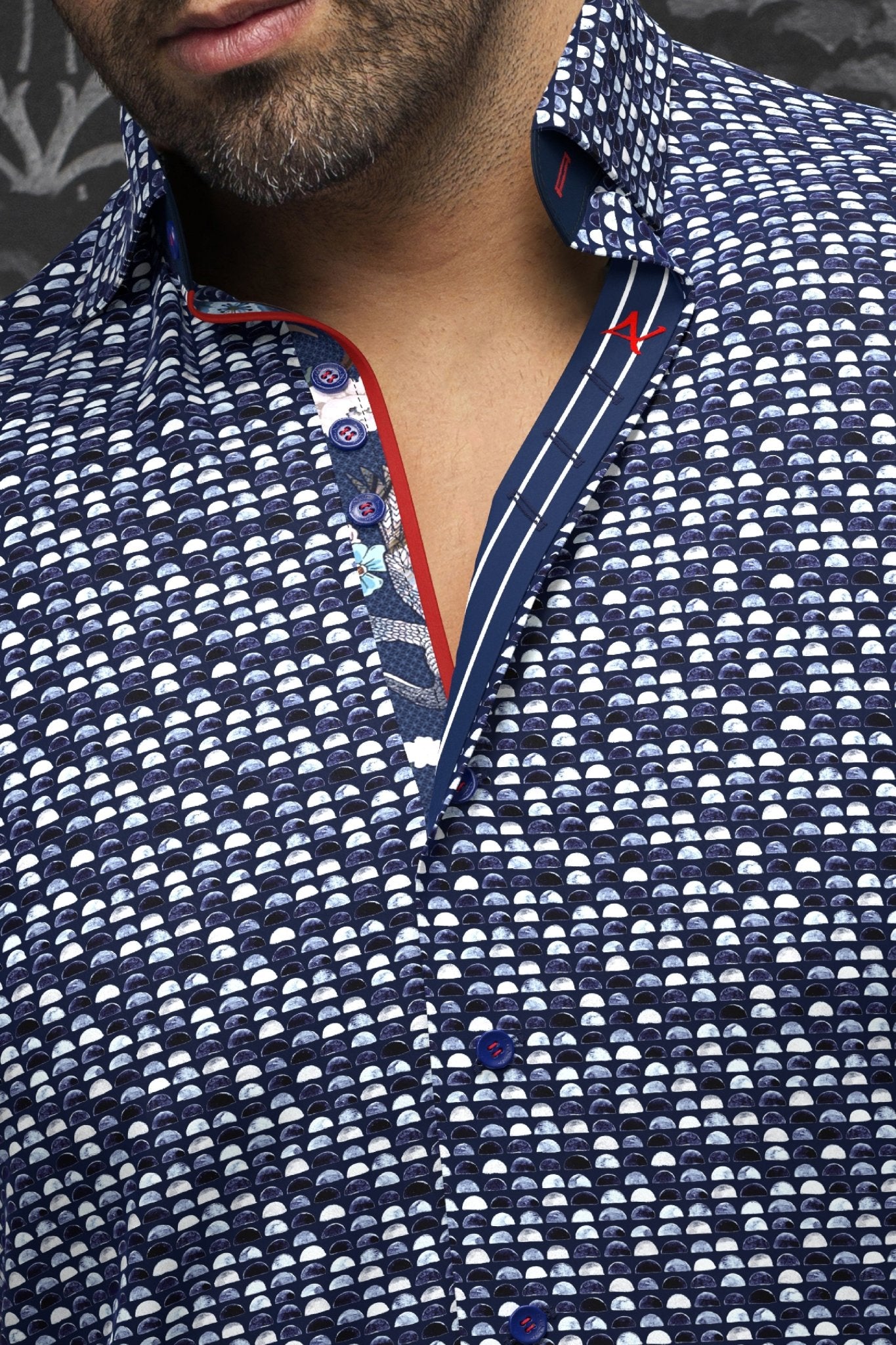 CHEMISE | ESCALA, Navy White