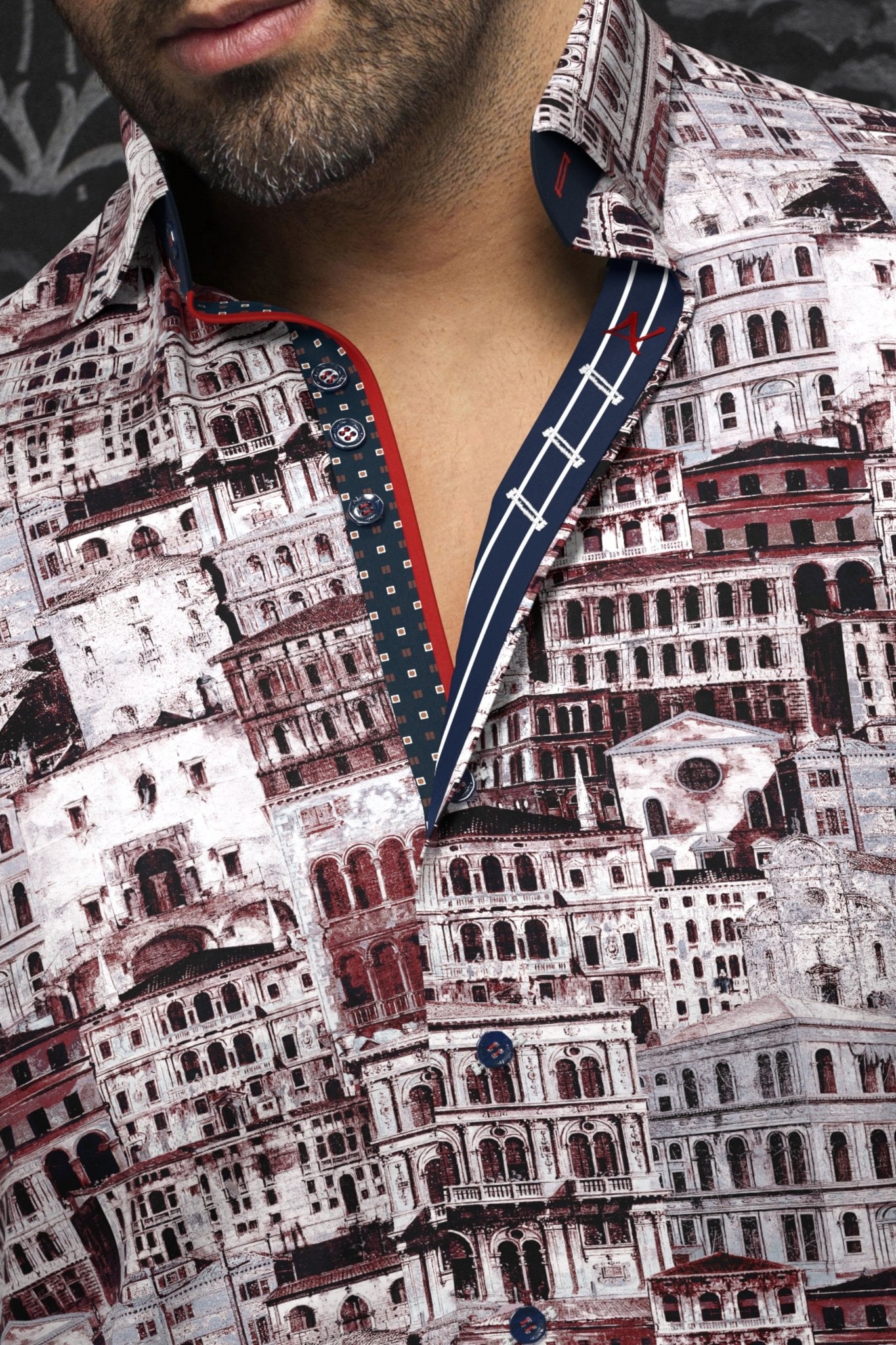 CHEMISE | ETHAN, White Rust