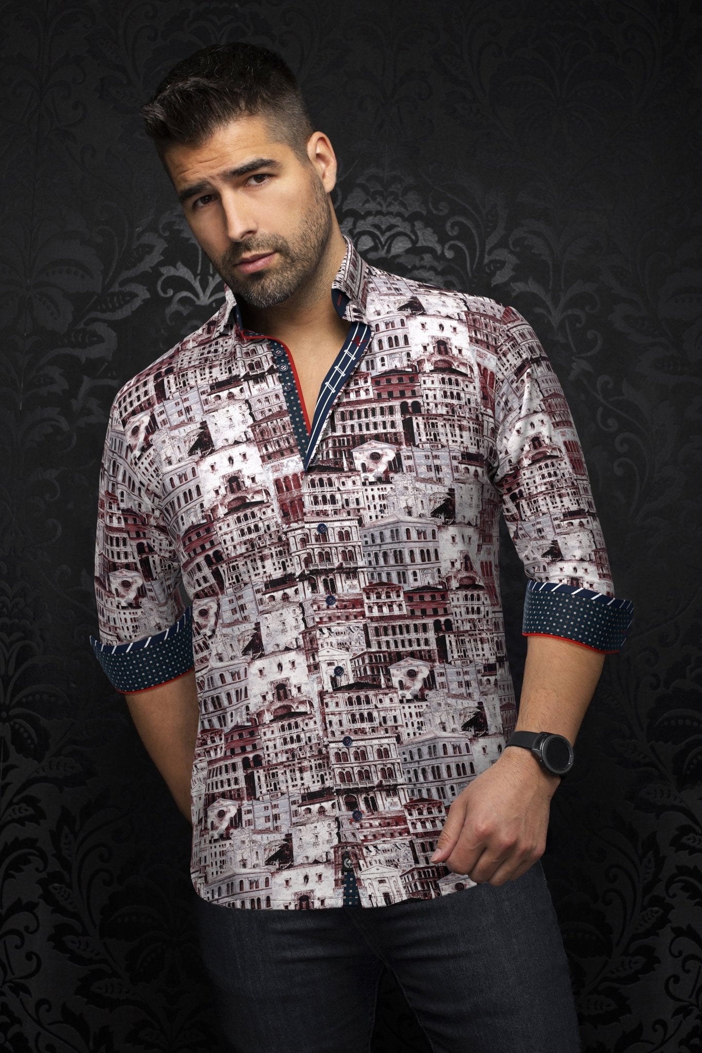 CHEMISE | ETHAN, White Rust