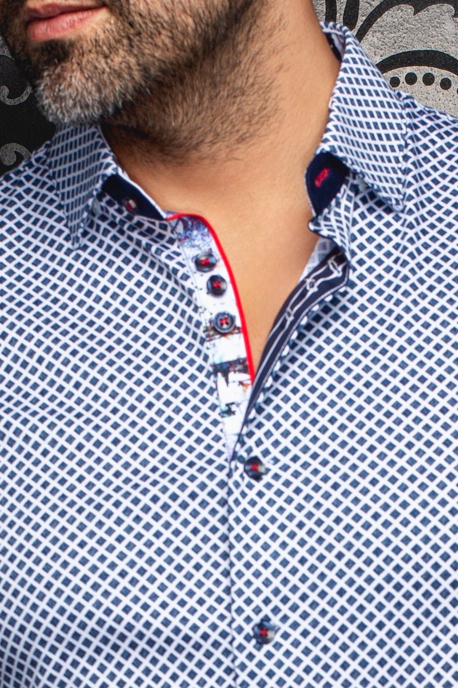 CHEMISE | FIERO, White Navy