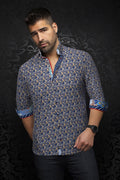 CHEMISE | MADDOX, Navy Tobacco