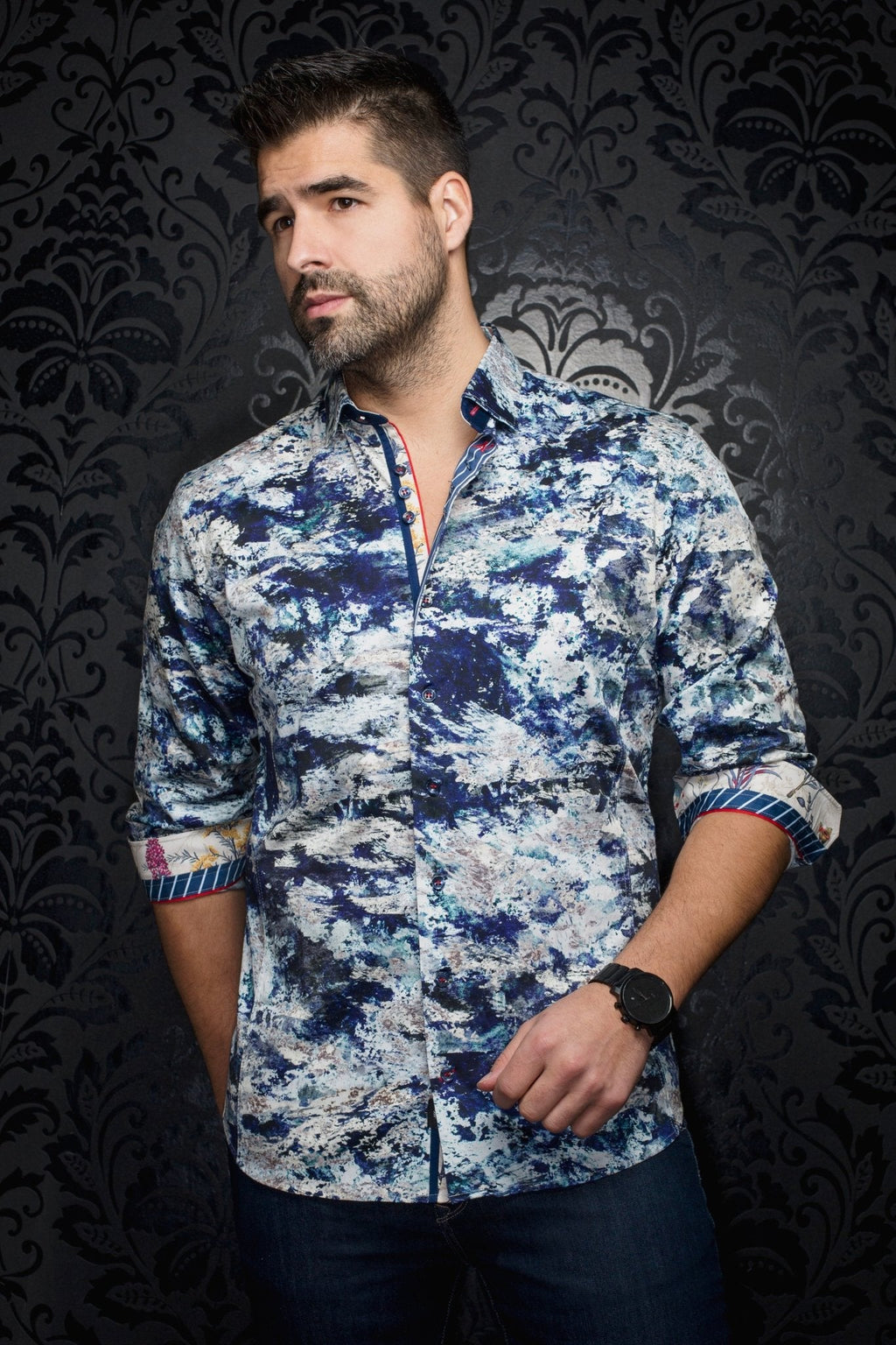 CHEMISE | MAGNANI, Indigo