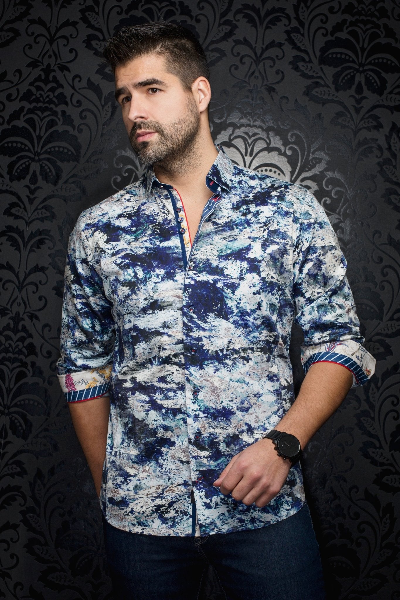 CHEMISE | MAGNANI, Indigo