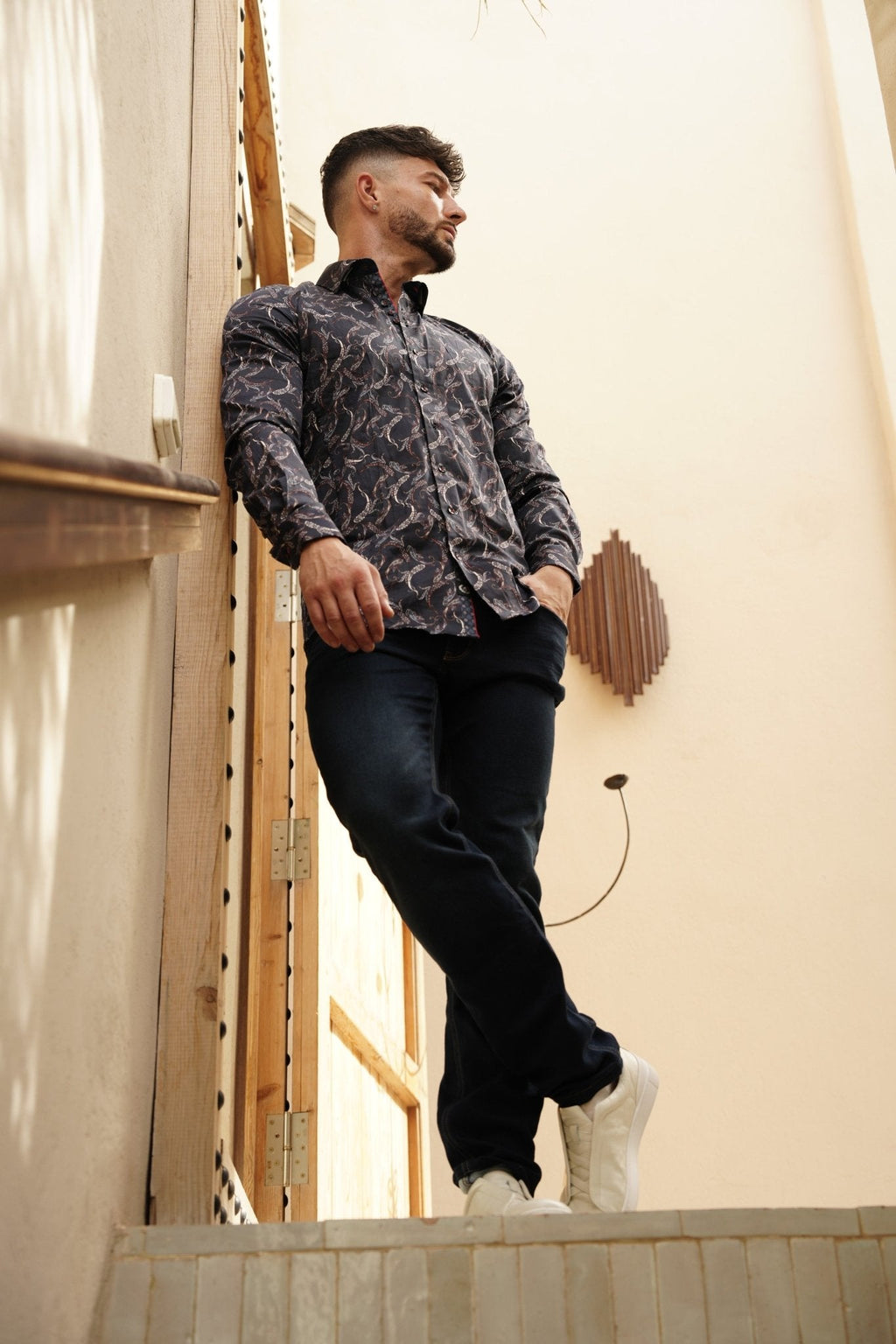 CHEMISE | MIRAGE, Navy