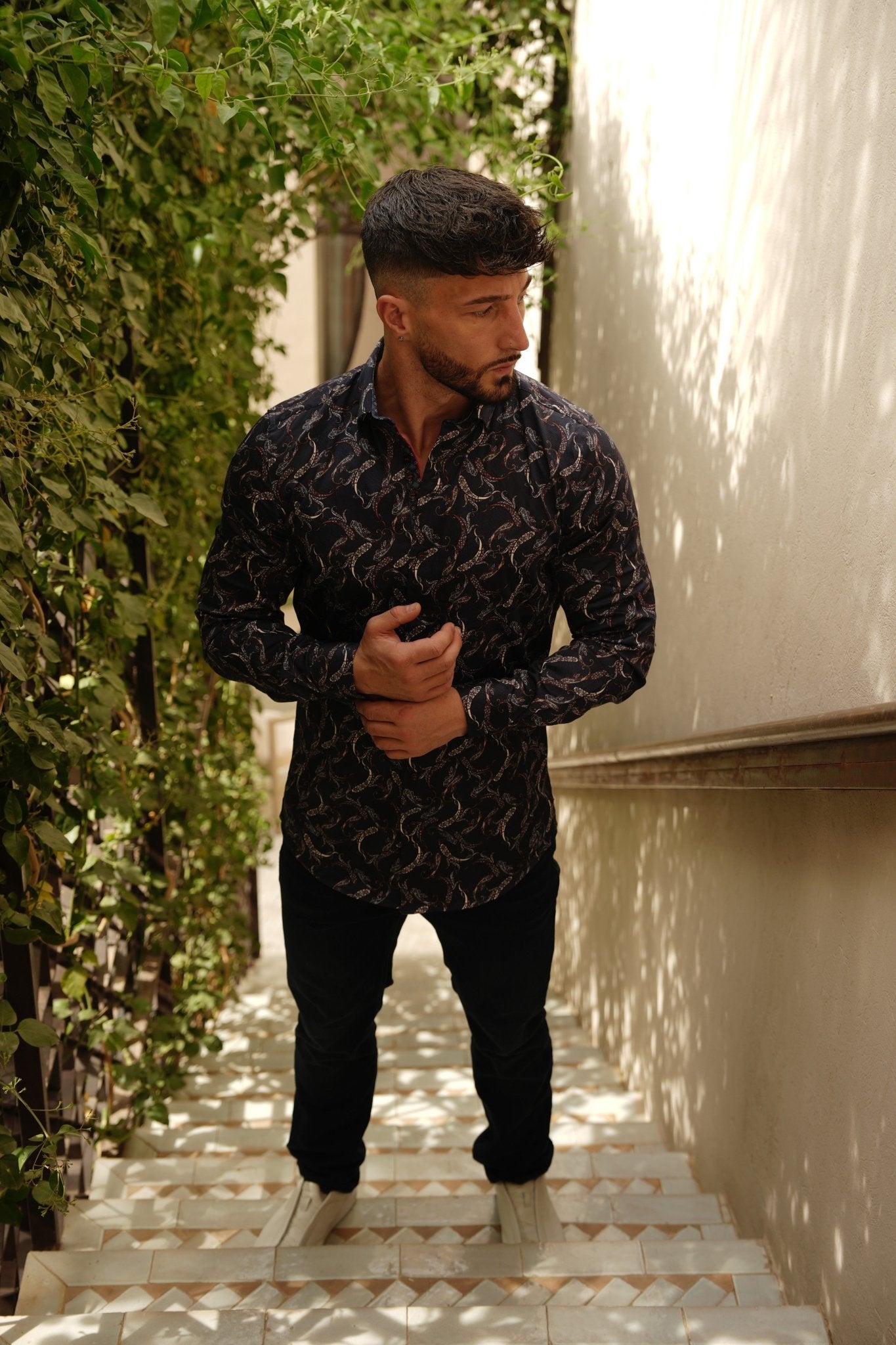 CHEMISE | MIRAGE, Navy