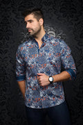 CHEMISE | MURATO, Navy Orange
